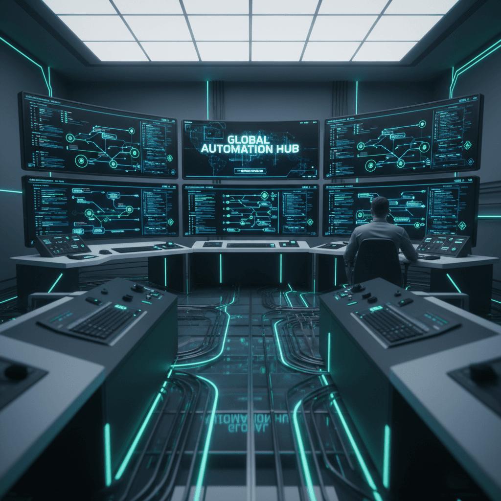 Automated workflow dashboard with connected systems